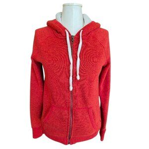 Women's American Eagle Red Hooded Jacket Size Medium